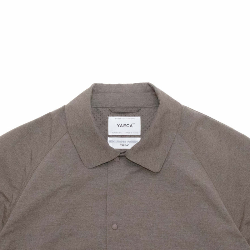 Zip and Button Short Coat