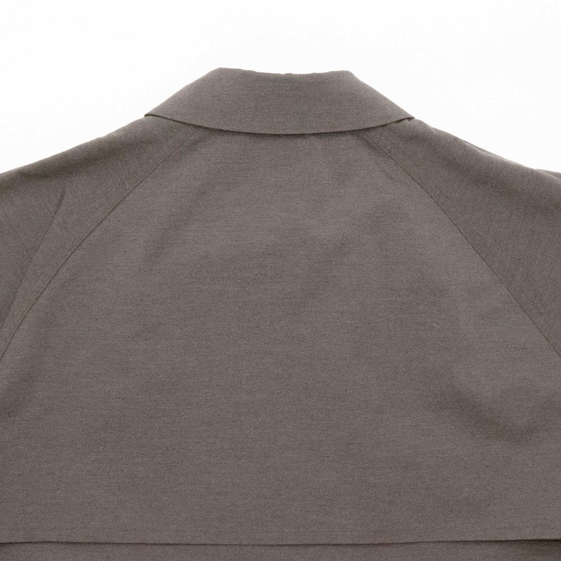 Zip and Button Short Coat