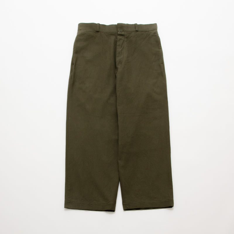 Chino Cloth Trousers Wide
