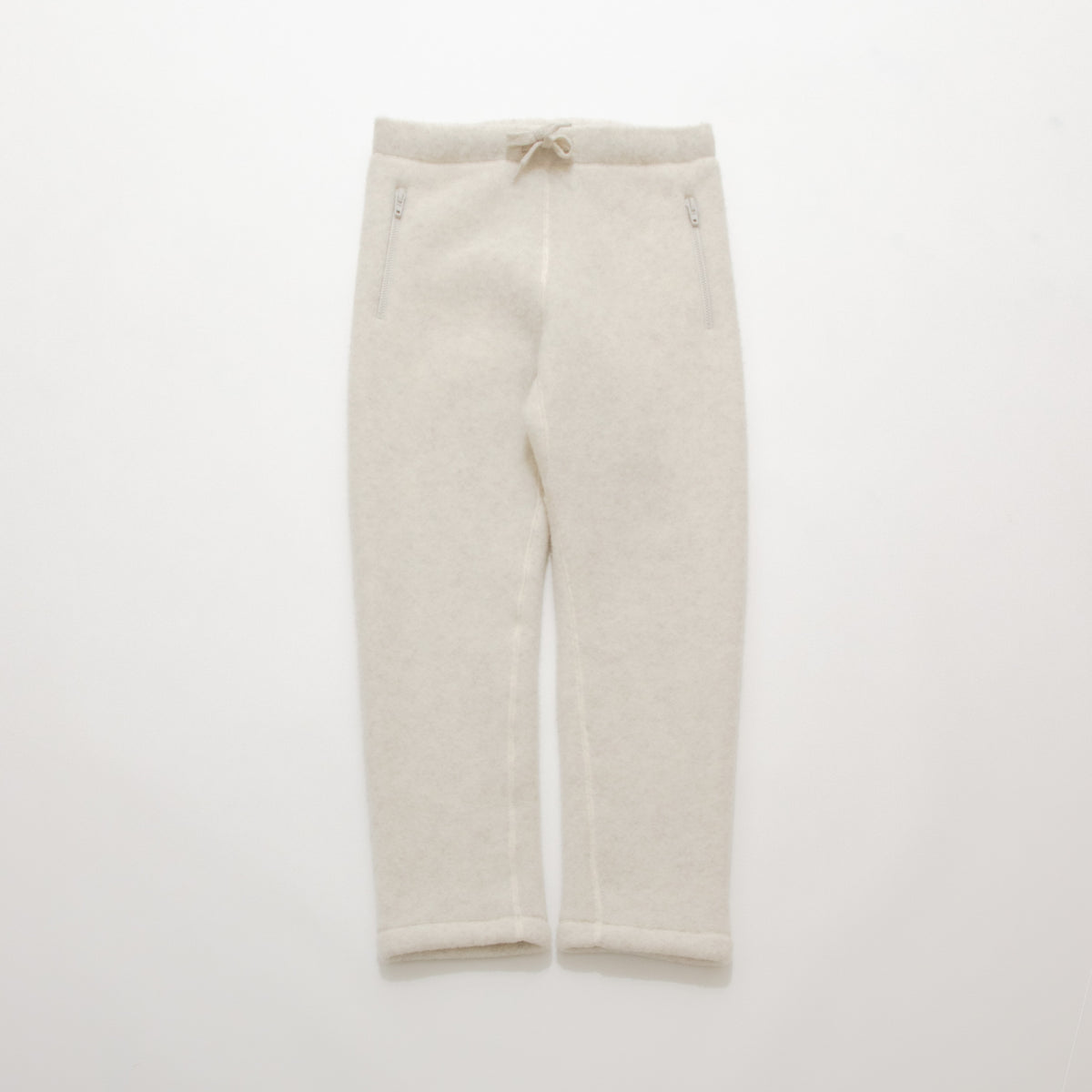 Natural Wool Fleece Easy Trousers