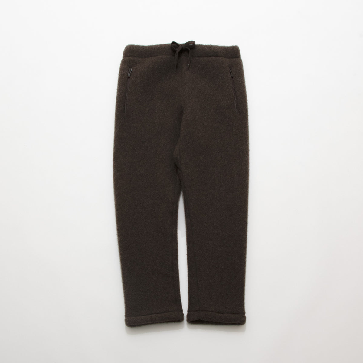 Natural Wool Fleece Easy Trousers
