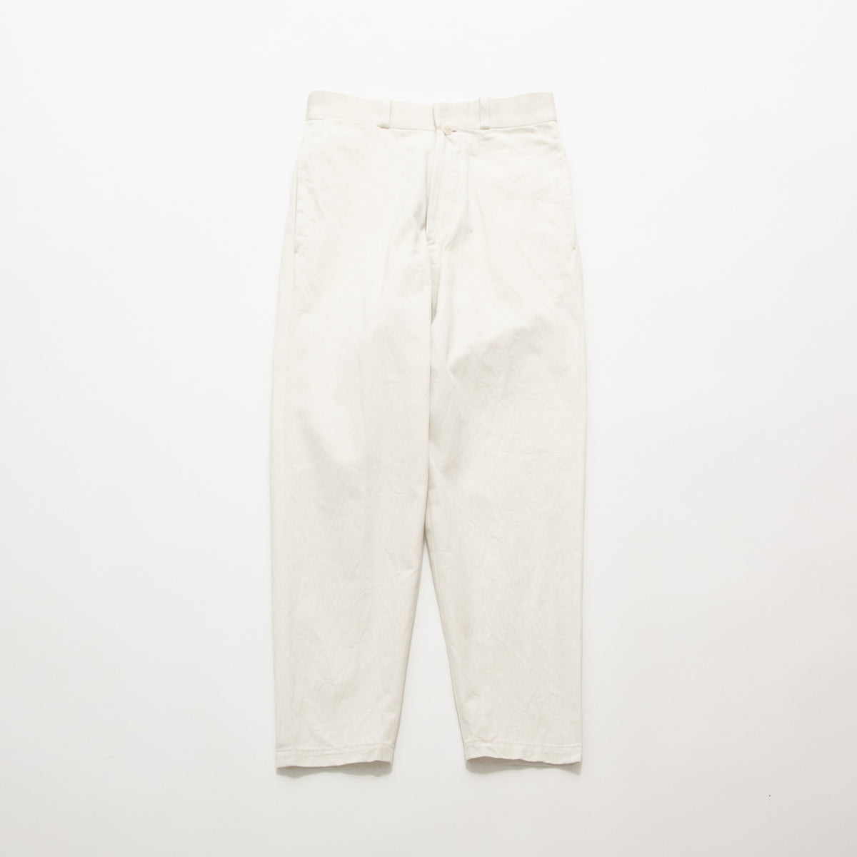 Chino Cloth Trousers Wide Tapered – YAECAYA