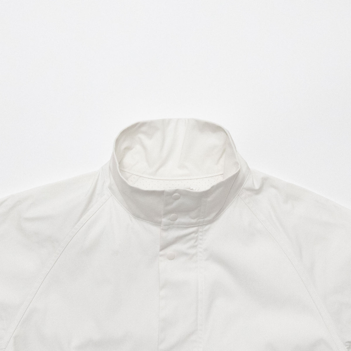 Zip and Button Coat StandUp Collar YAECAYA