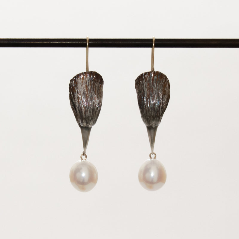 Earrings Bird Head with Egg