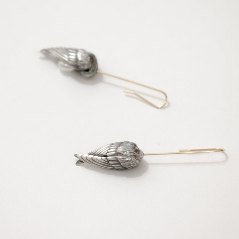 Earrings Sleeping Birds