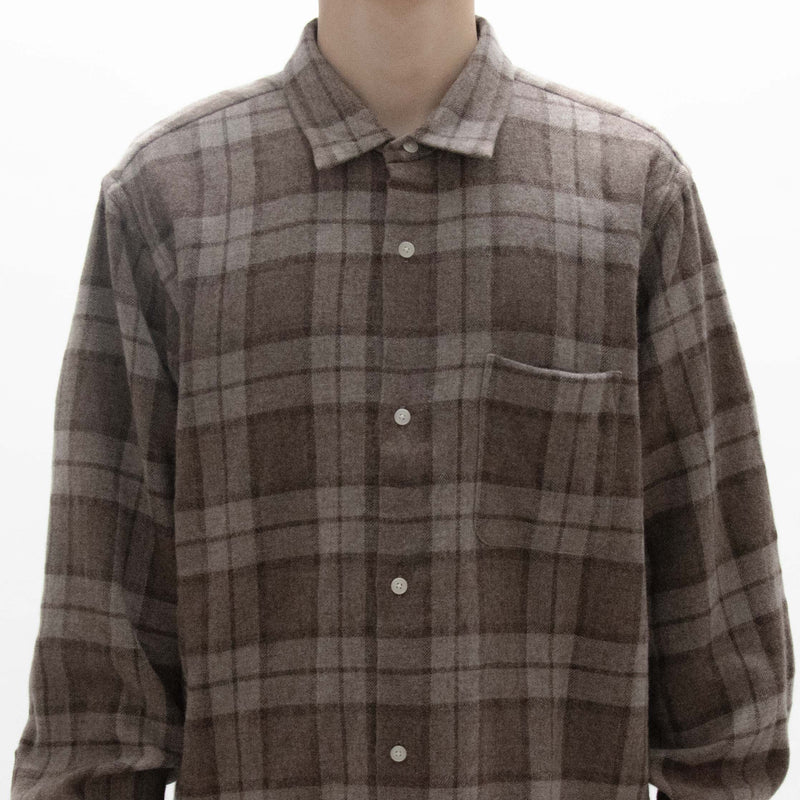 Wool Shirt Wide