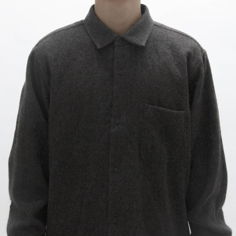 Wool Shirt Wide