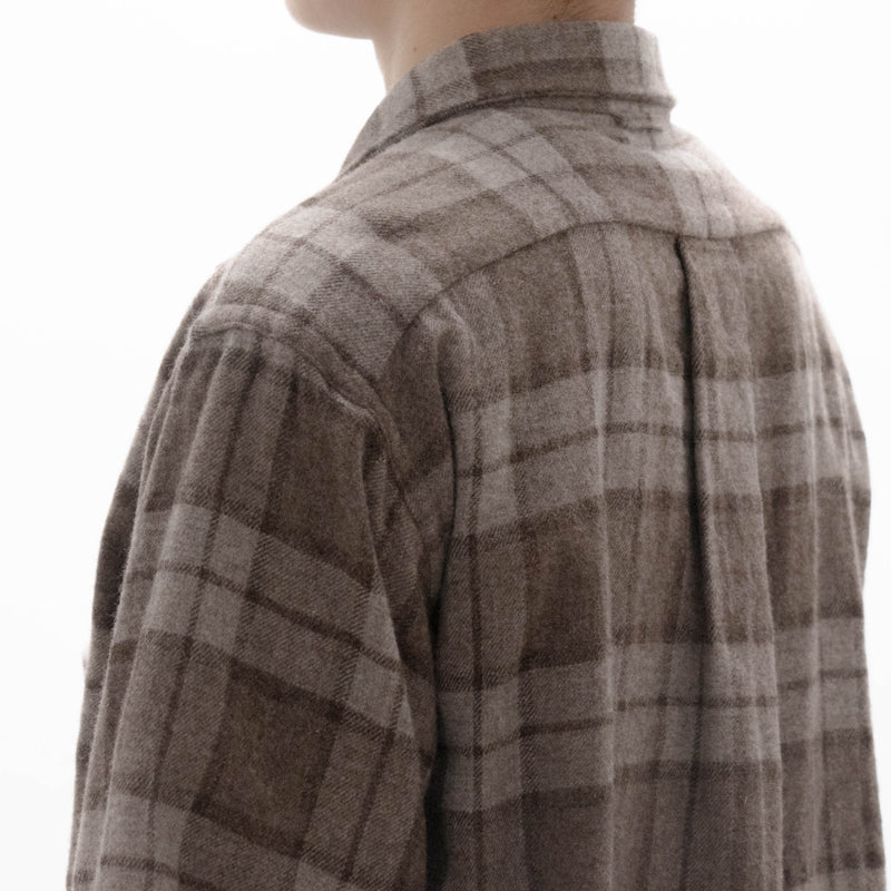 Wool Shirt Wide