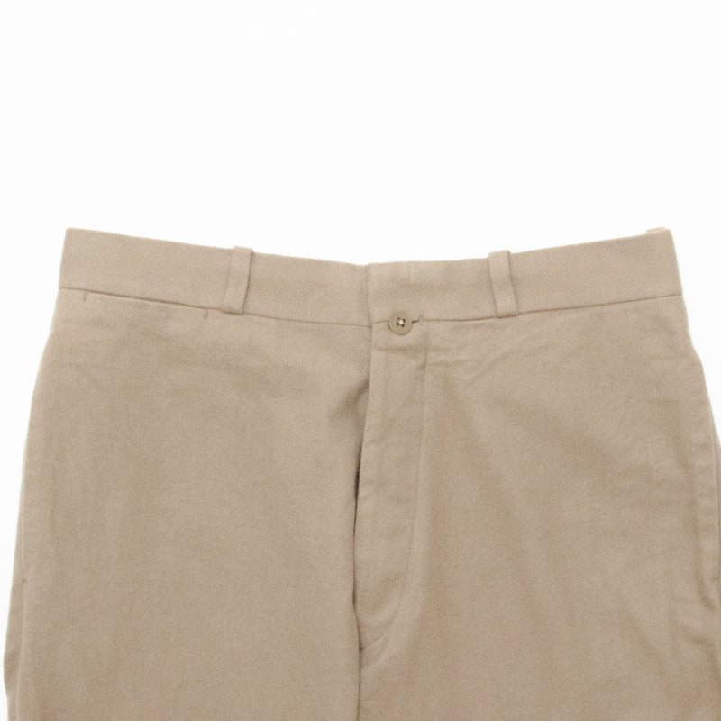 Chino Cloth Trousers Wide Tapered