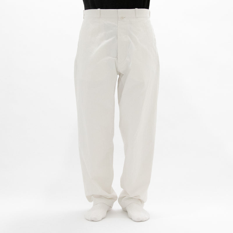 Chino Cloth Trousers Wide Tapered