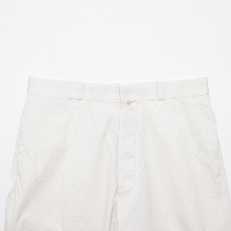 Chino Cloth Trousers Wide Tapered