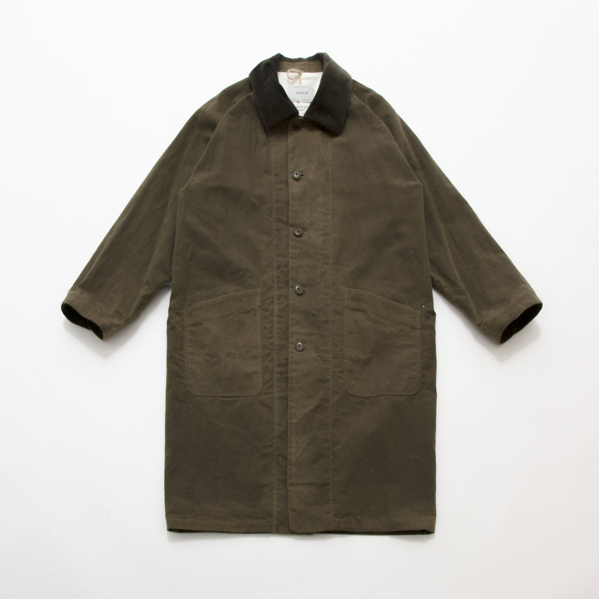 Oiled Raglan Coat – YAECAYA 