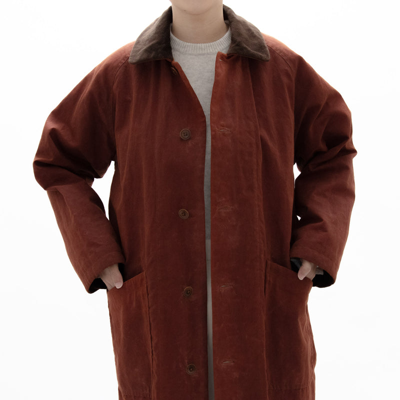 Oiled Raglan Coat