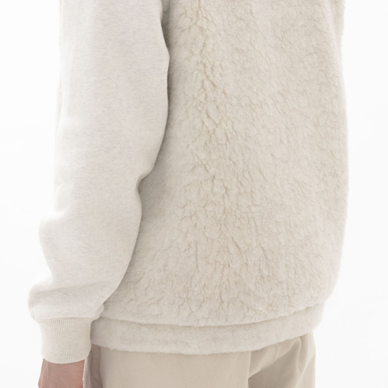 Natural Wool Fleece Vest