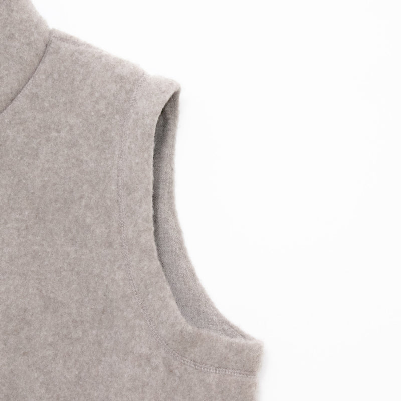 Natural Wool Fleece Vest