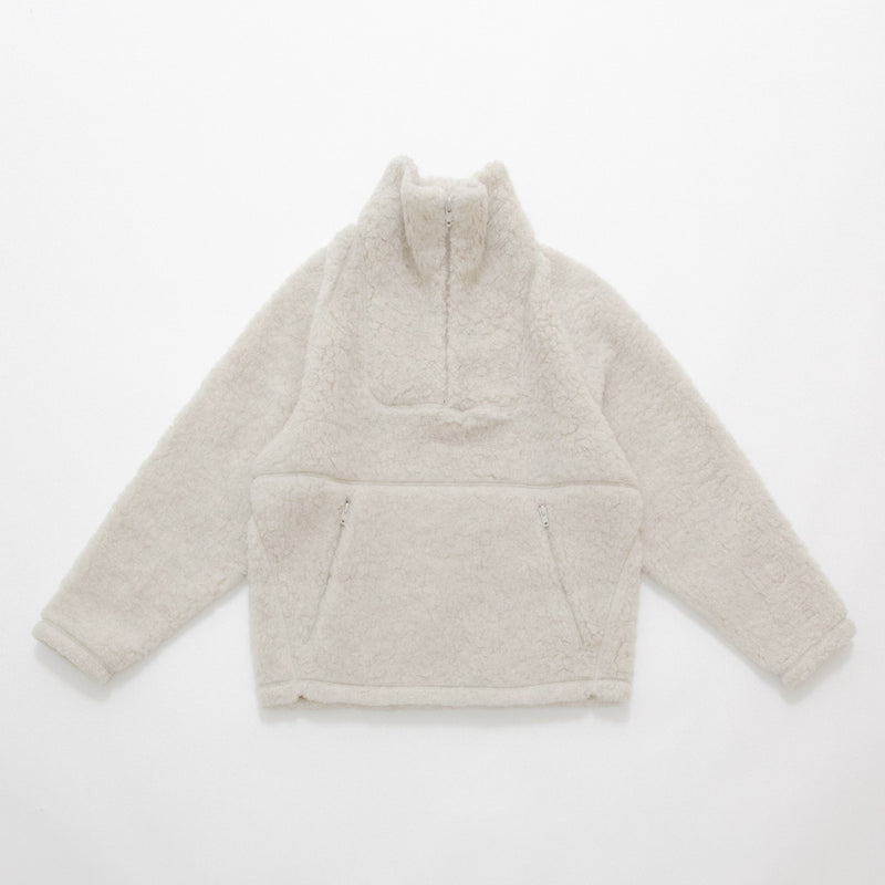 Natural Wool Fleece Pullover