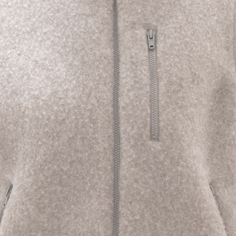 Natural Wool Fleece Vest