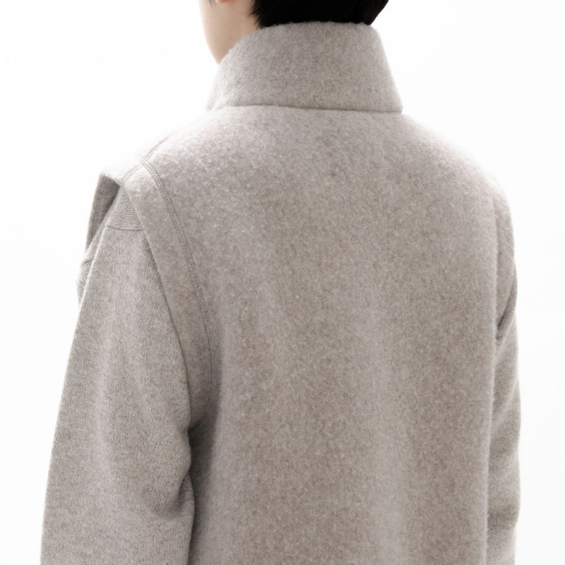 Natural Wool Fleece Vest