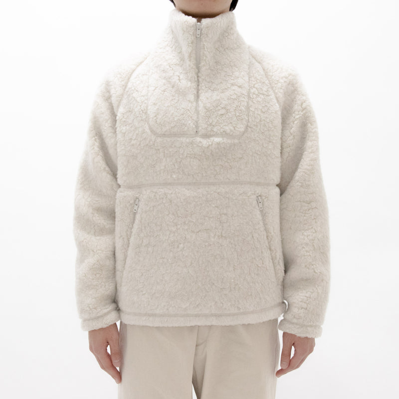 Natural Wool Fleece Pullover