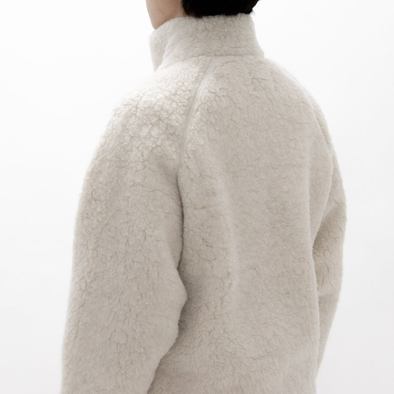 Natural Wool Fleece Pullover