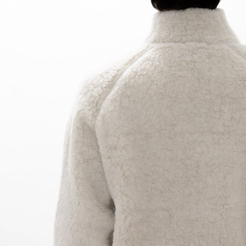 Natural Wool Fleece Pullover