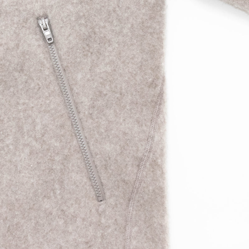 Natural Wool Fleece Pullover