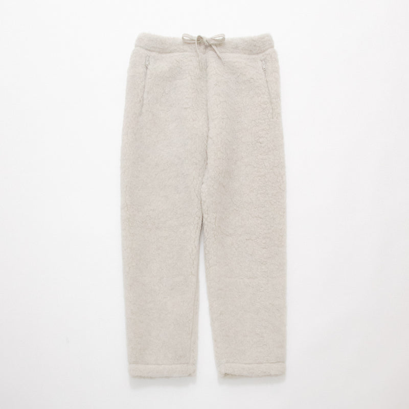 Natural Wool Fleece Easy Trousers