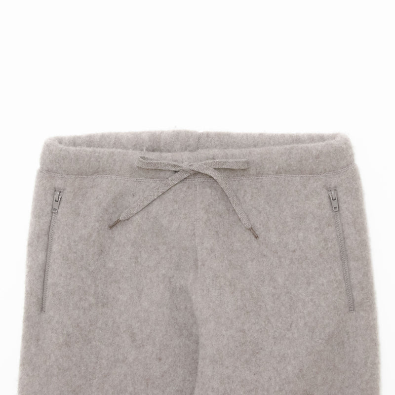 Natural Wool Fleece Easy Trousers