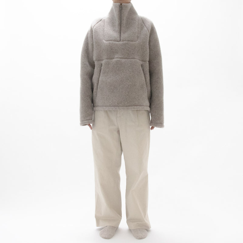 Natural Wool Fleece Pullover