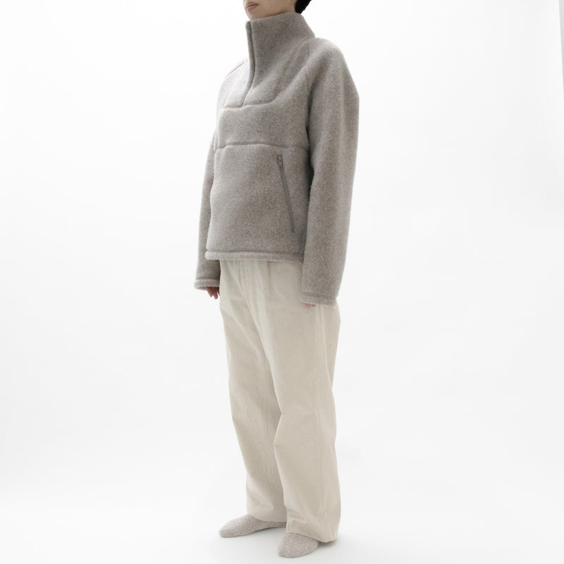 Natural Wool Fleece Pullover