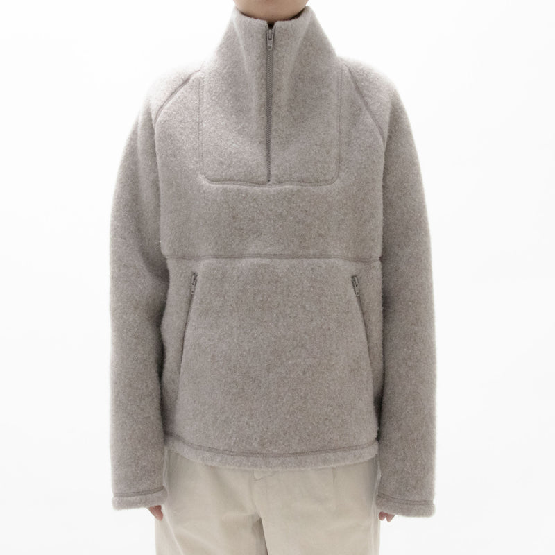 Natural Wool Fleece Pullover