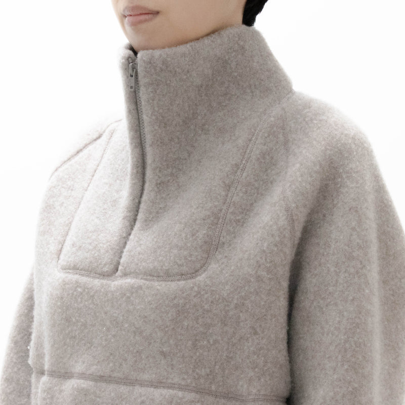 Natural Wool Fleece Pullover