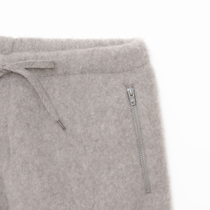 Natural Wool Fleece Easy Trousers