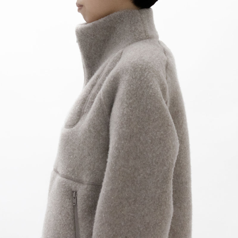 Natural Wool Fleece Pullover