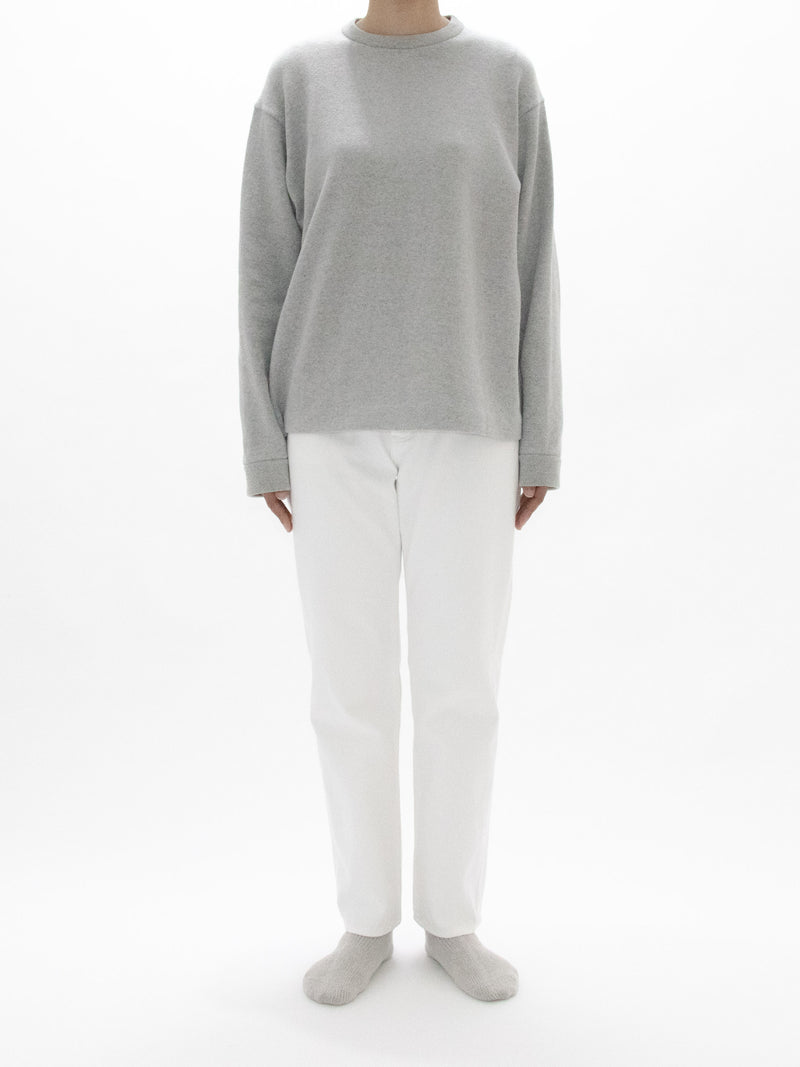 Loopwheel Knit Crew Necked Sweatshirt