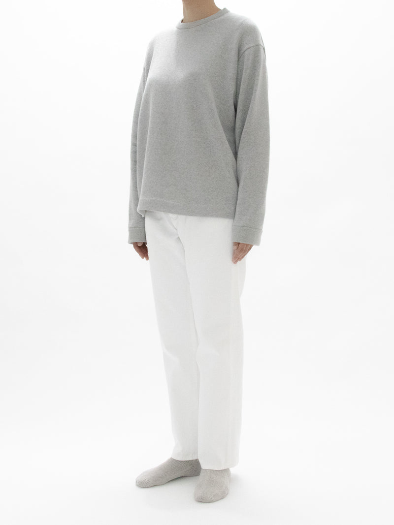 Loopwheel Knit Crew Necked Sweatshirt
