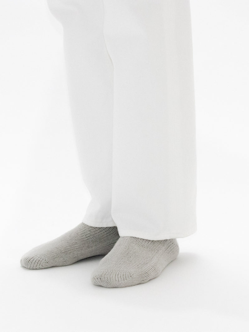 White & Black Denim Trousers