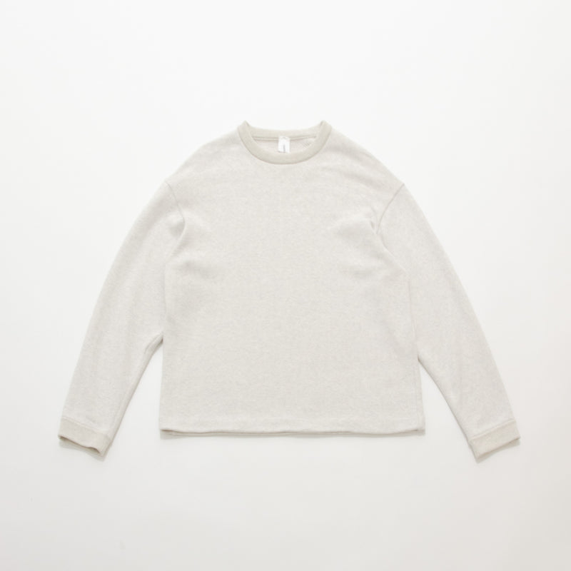 Loopwheel Knit Crew Necked Sweatshirt