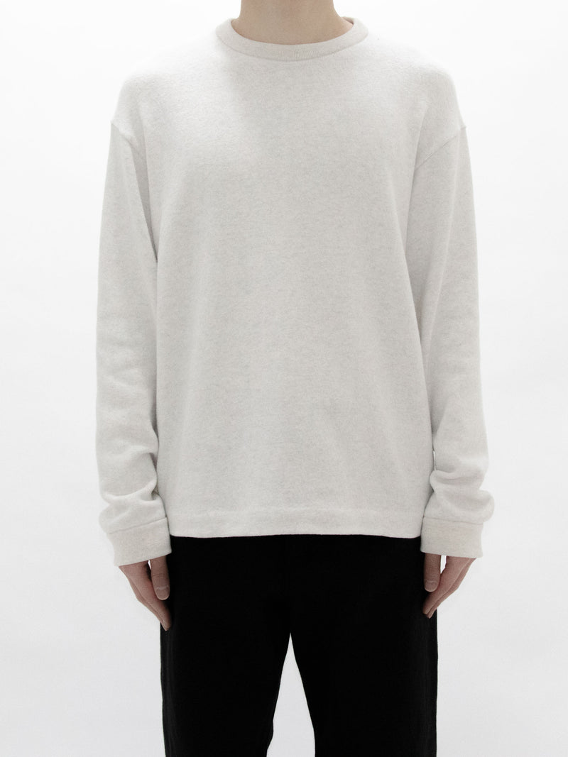 Loopwheel Knit Crew Necked Sweatshirt