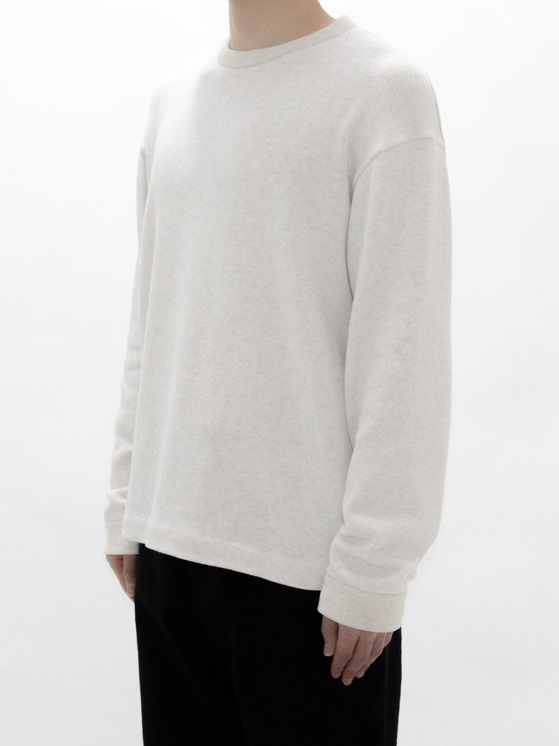 Loopwheel Knit Crew Necked Sweatshirt