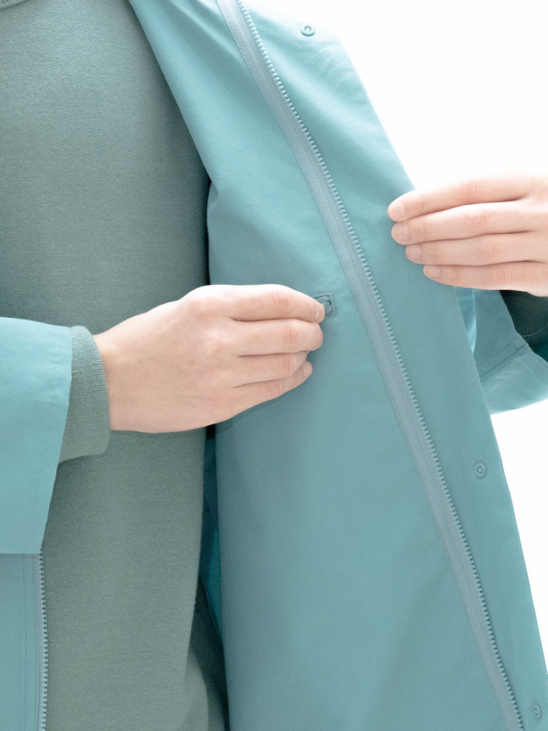 60/40 Cloth Zip-up Coat Stand-Up Collar