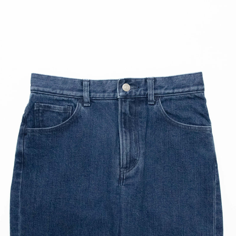 Used Blue Denim Trousers