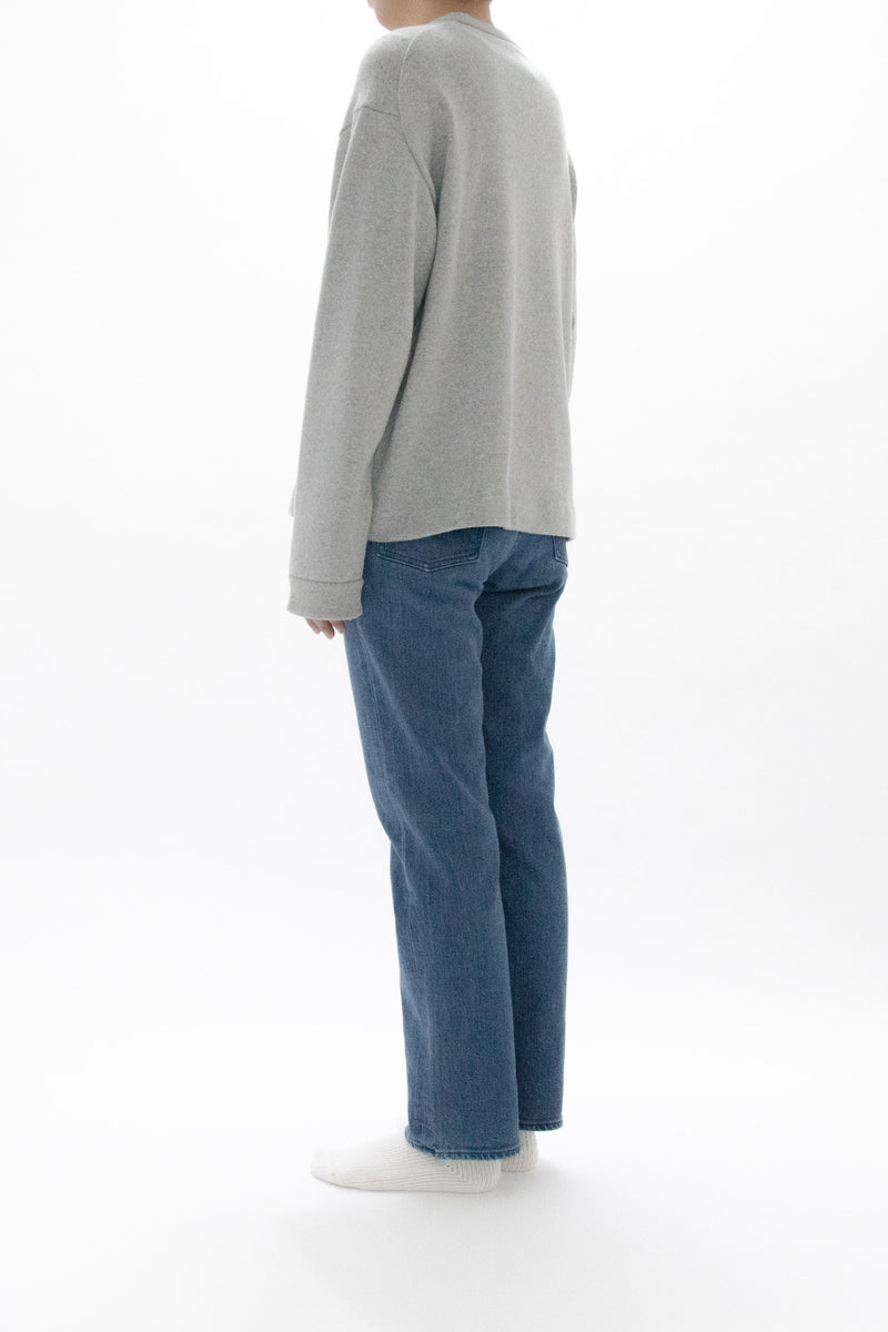 Used Blue Denim Trousers