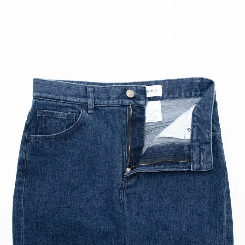Used Blue Denim Trousers
