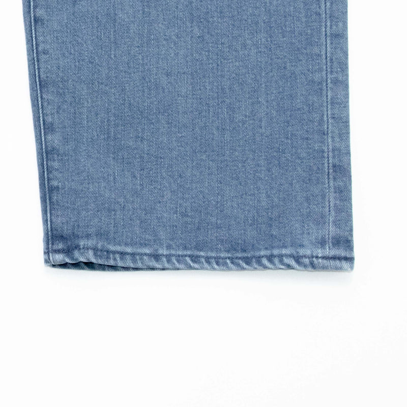 Used Blue Denim Trousers Wide