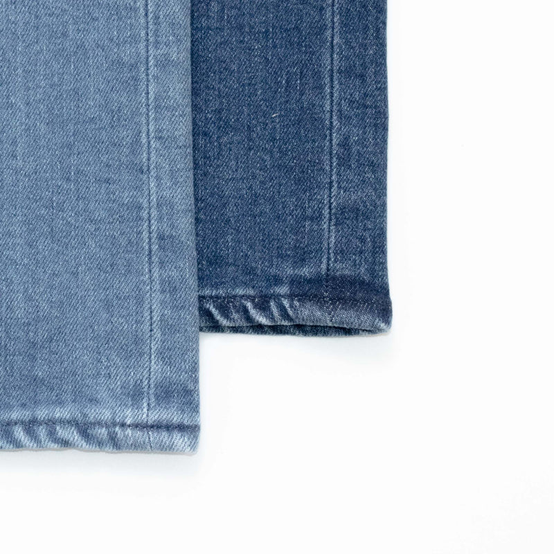 Used Blue Denim Trousers Wide