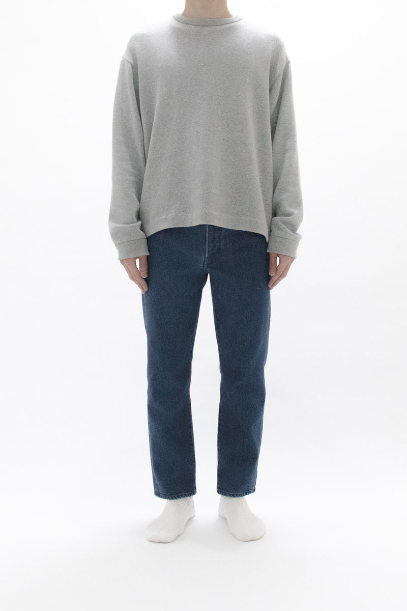 Used Blue Denim Trousers