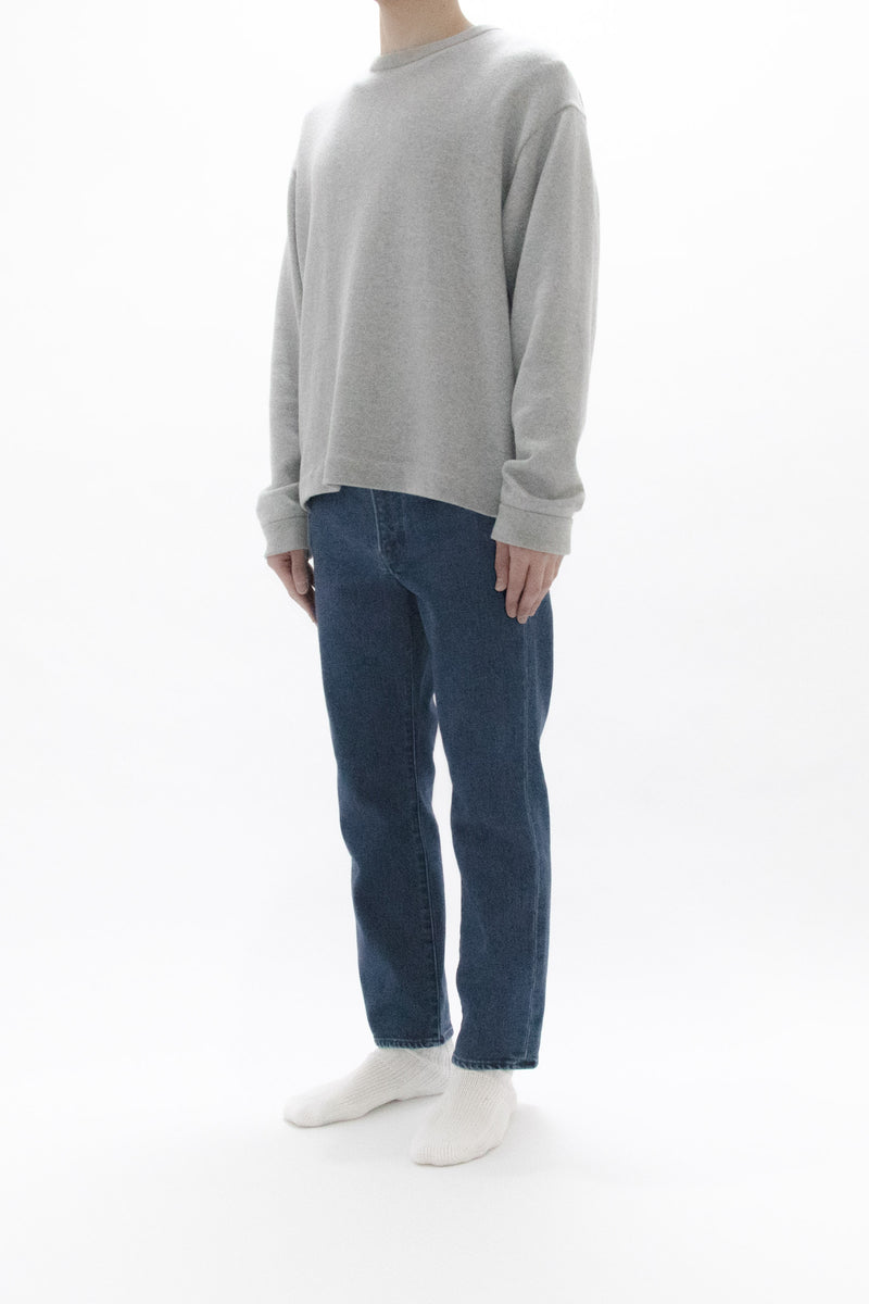 Used Blue Denim Trousers