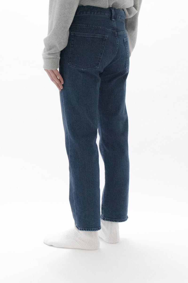 Used Blue Denim Trousers