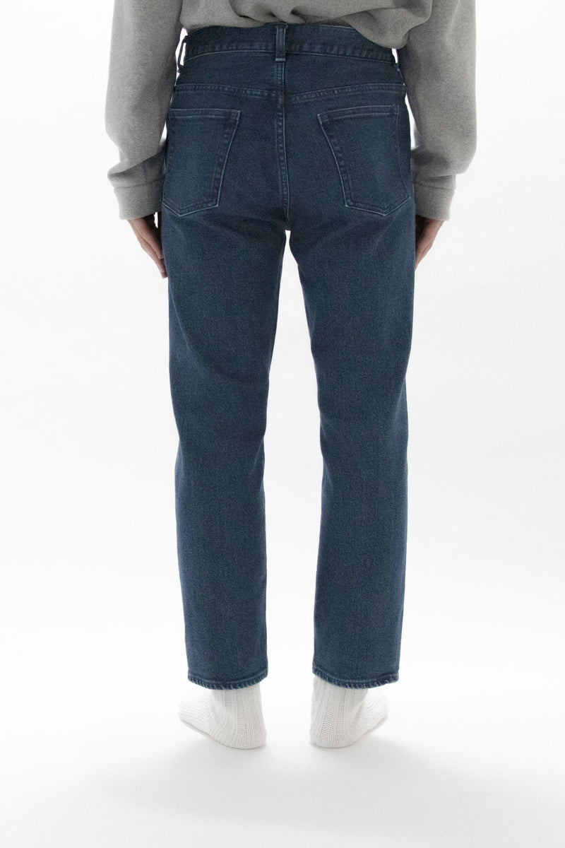 Used Blue Denim Trousers